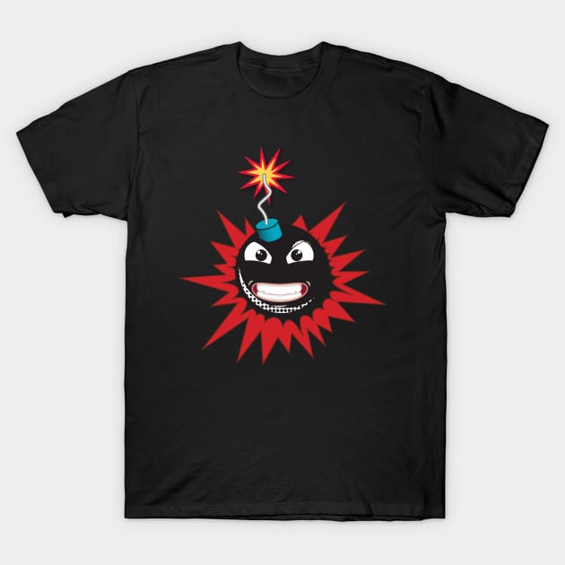 Bomb Smiley T-Shirt by Shadowbyte91